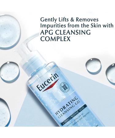 Eucerin Hydrating Cleansing Gel with Hyaluronic Acid - 6.8 Fl Oz - Buy Online on GoSupps.com