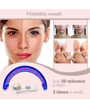 7-in-1 LED Skincare Set: Red Light Therapy Lamp, Facial Massager & Anti-Aging Tools for Rejuvenation & Dark Spot Removal - Buy Online on GoSupps.com