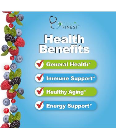 DOCTORS FINEST Sugar Free Multivitamin for Men - 90 Gummies, Vegan, GMO-Free, Gluten-Free, Natural Strawberry Flavor - 20 Vitamins and Minerals Dietary Supplement - Buy Online on GoSupps.com