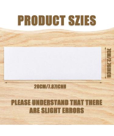 1000 Pcs Non Woven Wax Strips - Hair Removal Strips for Women and Men - Skin Body Facial Waxing - Bikini, Arms, Legs, Underarm, Eyebrow, Armpit (White) - Buy Online on GoSupps.com