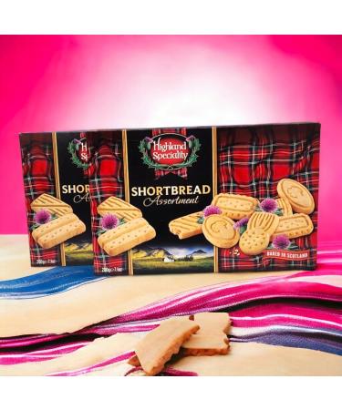 Shortbread Cookies Assortment Traditional Scottish Flavors 200g Twin Pack Tea Party - Buy Online on GoSupps.com
