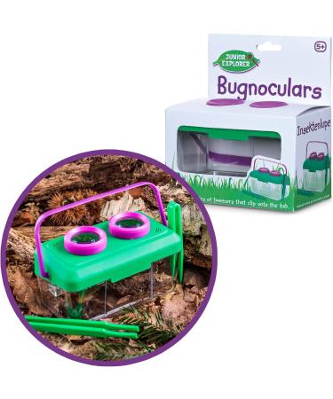 Junior Explorer Insect Magnifier - Kids Insect Container with Triple Magnifying Glasses Tweezers & Waterproof Design for Outdoor Adventures - Buy Online on GoSupps.com