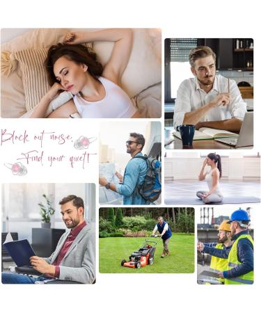 Buy Naiicute hrst psel Sleep Earplugs - Noise Cancelling Silicone Earplugs for Snoring & Travel | 2 Pairs in Pink - Buy Online on GoSupps.com