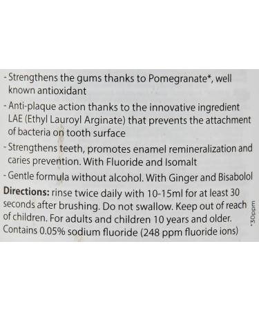 GUM Activital Mouthwash 300 ml - Refreshing Oral Care Solution | Free International Shipping - Buy Online on GoSupps.com