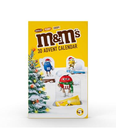 M&Ms Advent Calendar 2022 | 3D Pop-Up Christmas Calendar | 346g Chocolate Treats - International Shipping Available - Buy Online on GoSupps.com