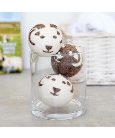 Eco Tumble Dryer Balls - 100% Wool - Reduce Drying time - Naturally Softer Clothes - Baby Safe - Pack of 3 XL Balls. - Buy Online on GoSupps.com
