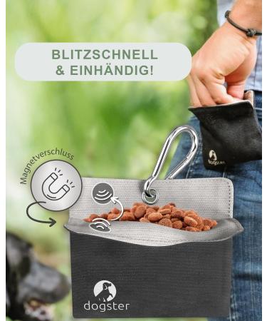 Dogster XXL Dog Treats - Quick Access Snack Bag with Carabiner | Perfect Rewards for Dogs - International Shipping Available - Buy Online on GoSupps.com