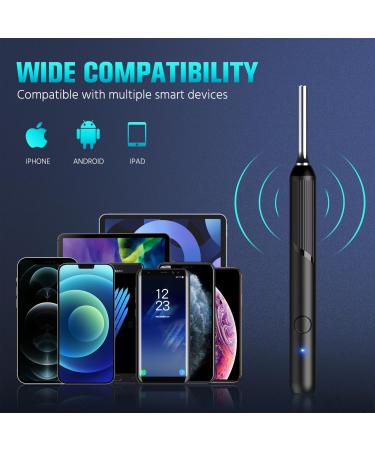 1080P Ear Wax Removal Tool with Camera - Ear Cleaner Kit for iPhone, iPad, Android - 8 Pcs Ear Set & 5 Auxiliary Accessories Included - Buy Online on GoSupps.com