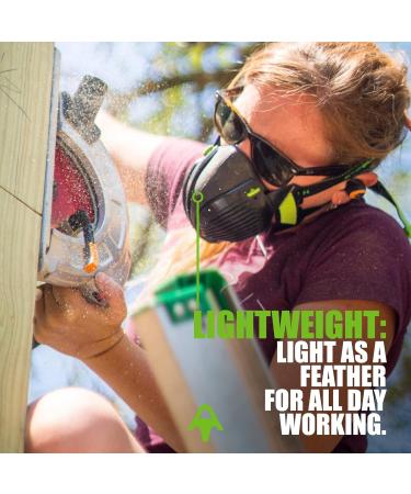 Stealth Respirator Mask with Filters Half Mask Respirator & Dust Mask. Fume Sanding Welding & Woodworking Respirator Medium/Large - Buy Online on GoSupps.com