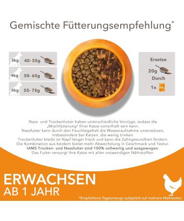 IAMS Dry Cat Food with Chicken for Ages 1-6 Years - 1.5 kg Pack | High-Quality Nutrition for Your Cat - Buy Online on GoSupps.com