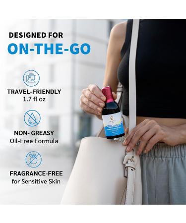 Decollage Hydrating Water Gel Travel Size Moisturizer - Smooth & Glowing Skin Hyaluronic Acid & Ceramide NP Fragrance-Free Oil-Free Vegan Skincare 1.7 fl oz - Buy Online on GoSupps.com