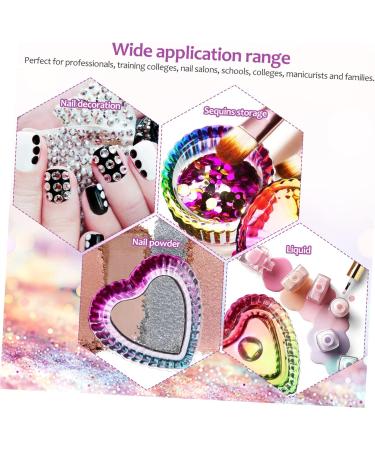 minkissy 6 Pcs Colorful Crystal Cup Glass Containers Dappen Dishes Nail Art Cup Nail Art Dappen Dish Petri Dish Glass Colored Glass Shot Glass with Lid Monomer Dishes Storage Box Acrylic - Buy Online on GoSupps.com