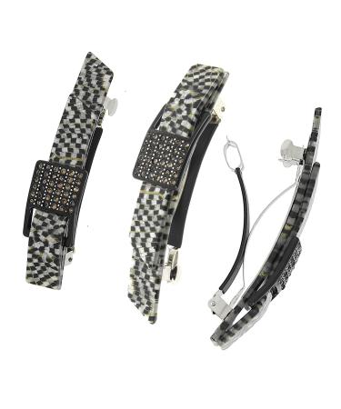 Vintage Mother of Pearl Hair Clip - Luxury Cellulose Accessory with Double Bayonet for International Shipping - Buy Online on GoSupps.com