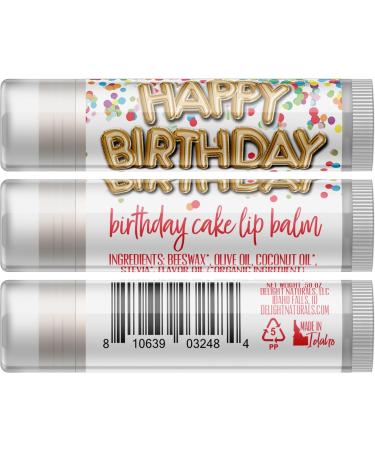 Jumbo Lip Balm - Happy Birthday Vanilla | Nourishing & Hydrating | Shop Internationally - Buy Online on GoSupps.com