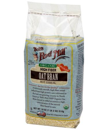 Bob's Red Mill Organic Oat Bran Cereal 18 Oz - Buy Online - Buy Online on GoSupps.com