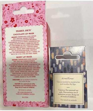 Buy Lip Moisturizing Mask Duo - Shea Butter & Coconut Oil | Chocolate & Berry Flavors | 3 Hydrating Lip Balms for Smooth Lips | International Shipping - Buy Online on GoSupps.com