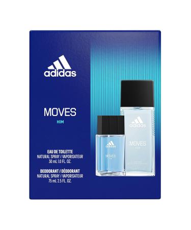Adidas Moves for Him 2-Pc. Eau de Toilette and Deodorant Holiday Gift Set - Buy Online on GoSupps.com