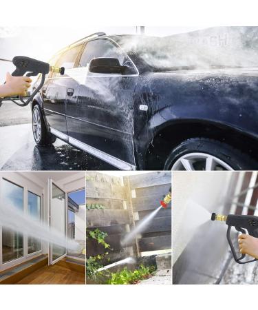 DERASL High Pressure Washer Gun 4000 PSI M22 14mm for Karcher High-Pressure Hose Quick Connect Connector 5 1/4 inch Quick-Connect Nozzles for Car Washer Cleaning Tool - Buy Online on GoSupps.com