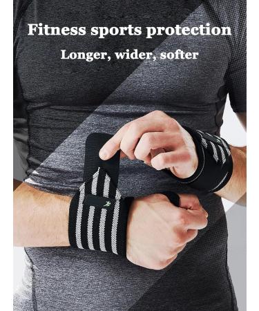 Unisex Orange Wrist Wraps - Sports Compression Strap for Gym & Weightlifting | Fitness Support - Buy Online on GoSupps.com