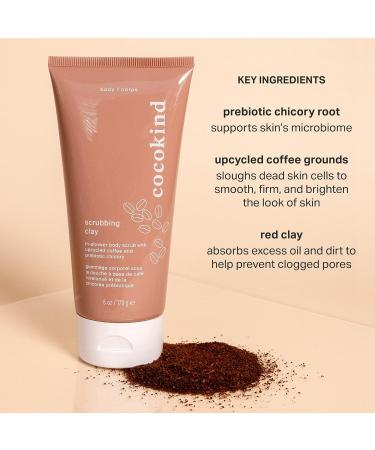 Cocokind Scrubbing Clay | Exfoliating Body Scrub & Wash | Brightening Coffee Body Exfoliator | Ideal Skin Care Products for All Skin Types - Buy Online on GoSupps.com