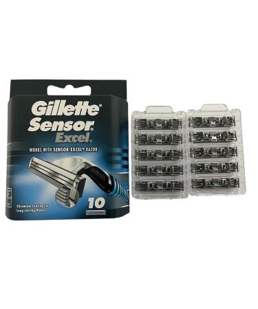 Gillette Sensor Excel Razor Blades - 20 Piece Bundle (4 Packs of 5) 1 count (Pack of 20) - Buy Online on GoSupps.com