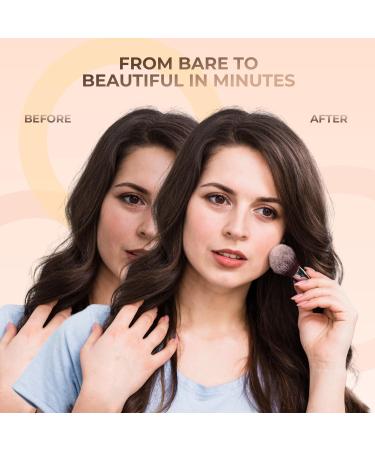 WARM Neutral Mineral Makeup Foundation - Matte Loose Powder for Full Coverage, Long Lasting Wear, All Skin Types - SPF 30  - 30g Jar - 1000 Count - Buy Online on GoSupps.com