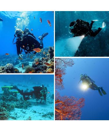Wurkkos DL08 Dive Light 3600 Lumens Rechargeable Scuba Underwater Lights with Red and UV Light - IP68 Underwater Video with Infinite Brightness Adjustment and 5000mAh Battery for Night Diving - Buy Online on GoSupps.com