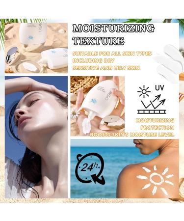 Hydrating Tinted Moisturizer SPF 50 - Lightweight Face Sunscreen & Primer All-Day Wear Sunblock - Buy Online on GoSupps.com