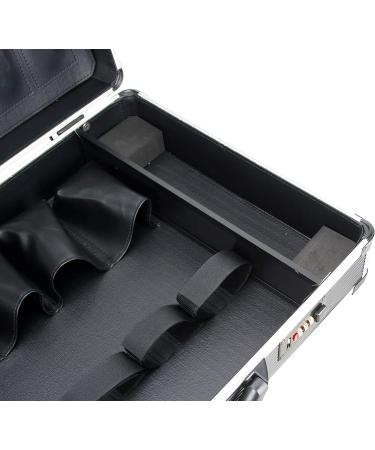 Buy VER Beauty Barber Case | Lightweight Hair Tool Organizer | Durable Cosmetology Supplies | Portable Aluminium Finish | Roomy for Clippers & Shears - Buy Online on GoSupps.com