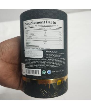 Himalayan Shilajit Sticks with Organic Honey and Saffron | Easy to Consume Organic Shilajit | 30 Sticks for Energy Boost & Immune Support | 85+ Trace Minerals | 75%+ Fulvic Acid - Buy Online on GoSupps.com