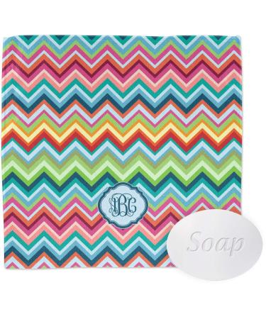 YouCustomizeIt Personalized Retro Chevron Monogram Washcloth