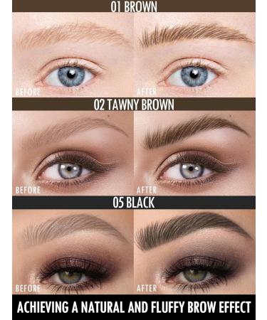 Anglicolor Crayon Sourcils Facile Utiliser Crayon Sourcils Microblading Naturel Brosse Sourcils S chage Rapide Longue Tenue 24 heures Polyvalent ((02tawny brown)) - Buy Online on GoSupps.com