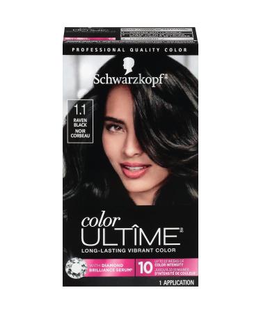 Schwarzkopf Color Ultime Raven Black Hair Color Cream - Buy Online on GoSupps.com