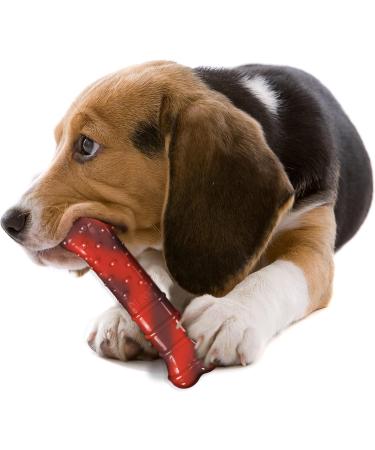 Durable Nylabone Dura Chew Beef Jerky - Power Chew Bones for Heavy Chewers | Medium for Dogs up to 16 kg - Multi-Colored - Buy Online on GoSupps.com
