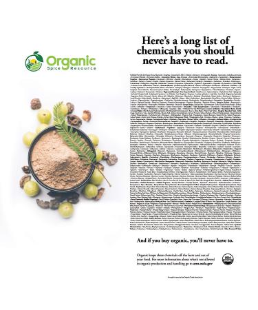 Organic Amla Powder 1lb (16oz) | Non-GMO, 100% Raw Amalaki from India | SHOPOSR - Buy Online on GoSupps.com