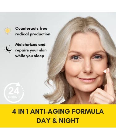 Doppeltree HYDRA BOOST Face Moisturizer - Anti Aging Day & Night Cream with Collagen | Hydrating Anti-Wrinkle Lotion for Men & Women | Made in USA - Buy Online on GoSupps.com