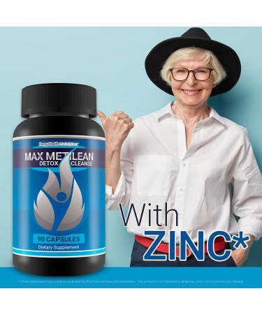 Max Metilean Detox Cleanse for Women | Gentle Full Body & Colon Detox Pills | Gut Cleanse & Detox for Optimal Health - Buy Online on GoSupps.com
