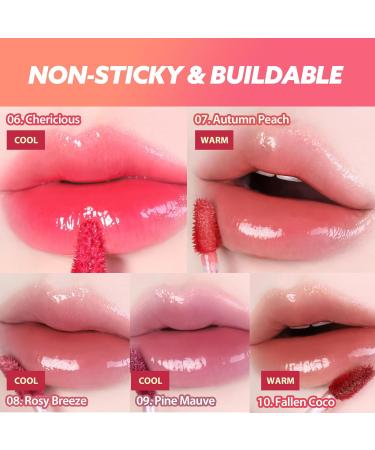 MILKTOUCH Jelly Fit Tinted Glow Tint  Viral Korean Lip Oil - 10 Fallen Coco - Buy Online on GoSupps.com