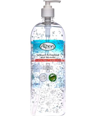 ALPEN SECRETS Hand Sanitizer 75% alcohol 1000 milliliter - Buy Online on GoSupps.com