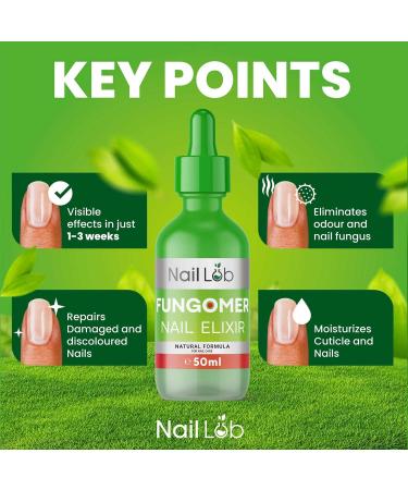 NAIL LAB Premium Fungal Nail Treatment 50ml - Tea Tree Oil for Toenails & Fingernails - Includes Bonus Nail Fungal Pen & File - Buy Online on GoSupps.com