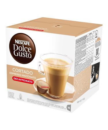 Nescafé Dolce Gusto Espresso Cortado Decaffeinate, 16 Capsules