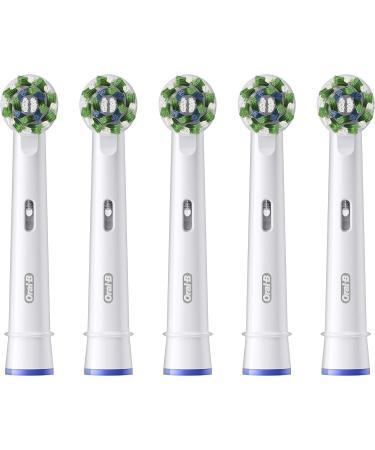 Oral-B CrossAction Electric Toothbrush Replacement Brush Heads - Pack of 5 - Buy Online on GoSupps.com