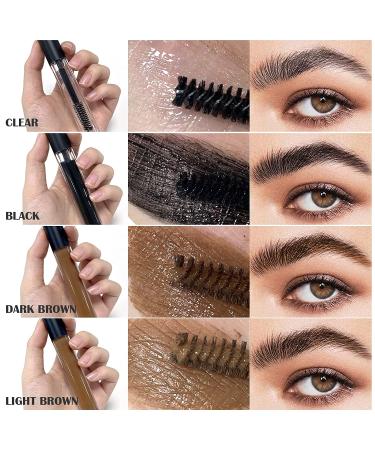 DAGEDA Waterproof Eyebrow Setting Gel - Brow Fix & Styling Liquid (1.81oz) | Light & Dark Brown - Buy Online on GoSupps.com