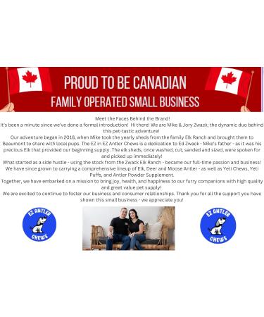 EZ Antler Chews - Elk Antlers for Dogs - Extra Large Split - Dogs under 36kgs - Long Lasting Dog Treats Dog Chews - Marrow Bone Dog Treats Naturally Shed Preservative Free Cruelty Free Antler Dog Chew - Buy Online on GoSupps.com