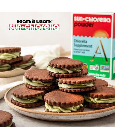 Sun Chlorella Powder - Green Algae Superfood for Immunity, Gut Health & Energy | Non-GMO | 30 Packets - Buy Online on GoSupps.com