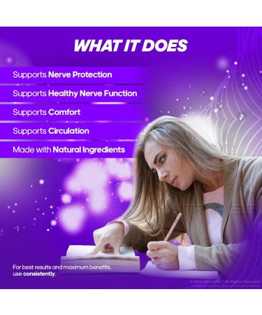 (2 Pack) NervoLyn Official Nervo Lyn Advanced Nerve Support Supplement | Premium Formula with Natural Ingredients for Nerve Comfort Balance & Nerve Care | Easy-to-Take (120 Capsules) - Buy Online on GoSupps.com