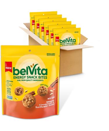 belVita Energy Snack Bites Maple Cinnamon and Sunflower Seed 6-5 oz Bags