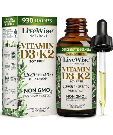 Vitamin D3 with K2 liquid drops  all natural  non-gmo  1208iu D3 and 25mcg K2 (mk7) per serving  support your bones  immune system and energy levels  with or without peppermint oil No Flavor Added - Buy Online on GoSupps.com