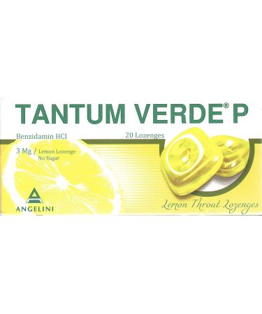 Tantum Verde P Lemon Lozenge 20 Tablets
