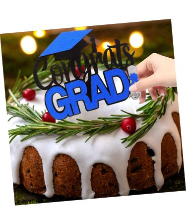 DECHOUS 4pcs Graduation Row Graduation Dessert Toppers Grad Picks Appetizer Dessert Picks Class of 2023 Graduation Toppers Graduation Decorations Class of 2023 The Draft Blue 17X13.5CM - Buy Online on GoSupps.com